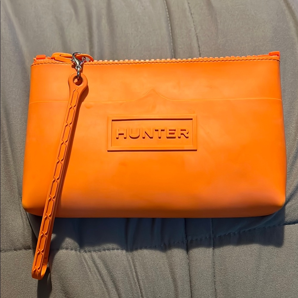 Hunter for Target Orange Rubber Wristlet